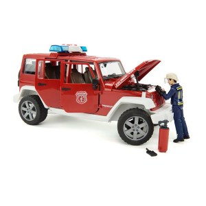BRUDER 02528 Πυροσβεστικό Jeep Wrangler Unlimited Rubicon με Πυροσβέστη 5 αντίγραφο